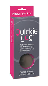 Quickie Gag Medium Ball - Black