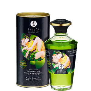 Shunga Warming Aphro Oil Organica - Exotic Green Tea