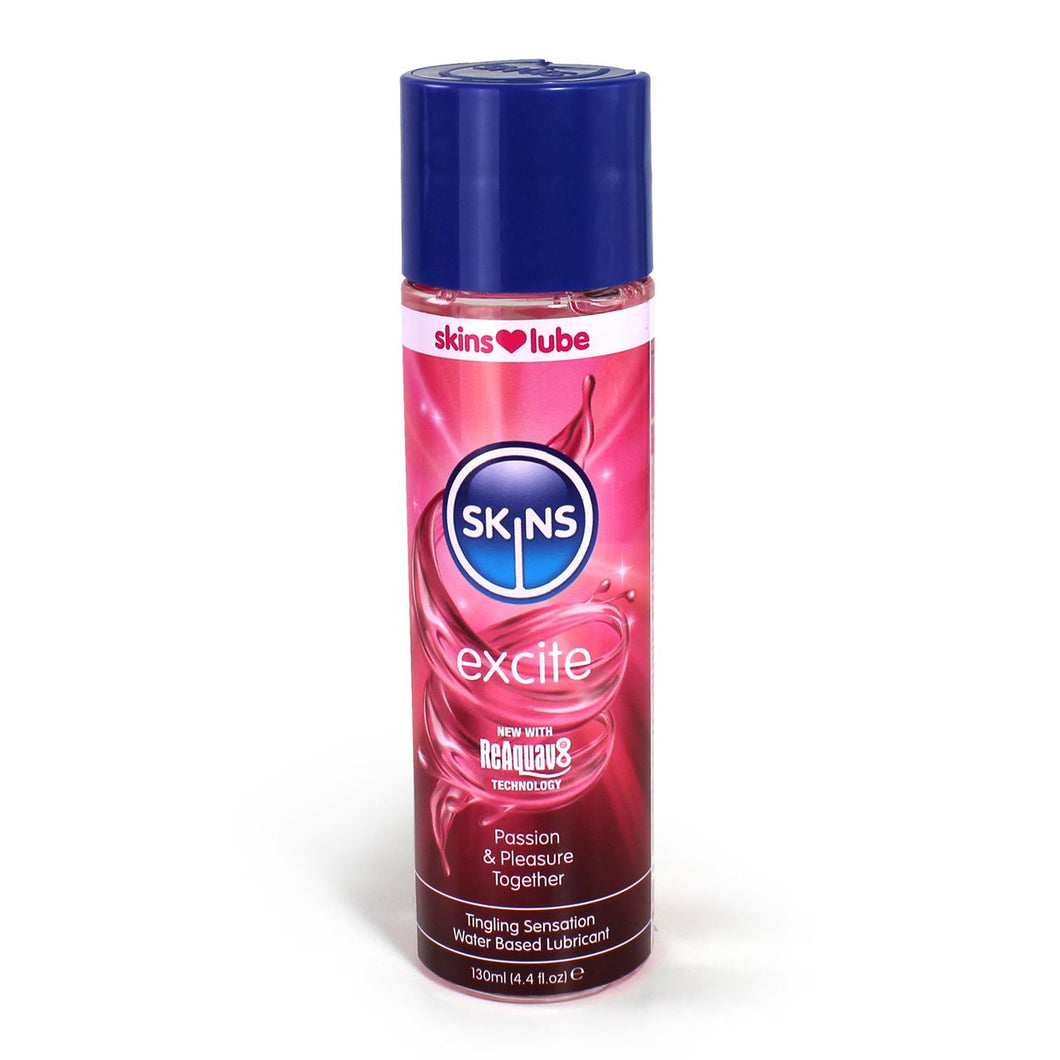 Skins Excite Tingling Water Based Lubricant 4.4 fl oz (130ml)