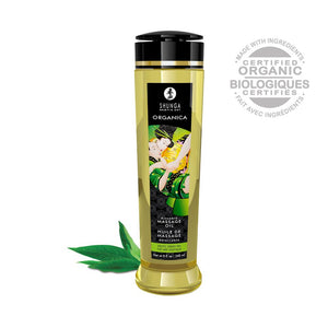 Shunga Massage Oil Organica (Green Tea)