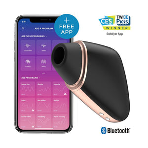 Satisfyer App Enabled Lover Triangle - Black