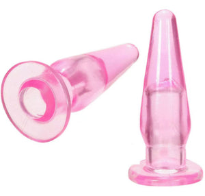 Mini Butt Plug - Finger Hole - Small Beginners Slim Anal Dildo Adult Sex Toy