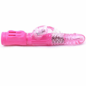 Vibrating Rampant Rabbit Vibrator 8.6" G Spot Clitoral Dildo Adult Sex Toy