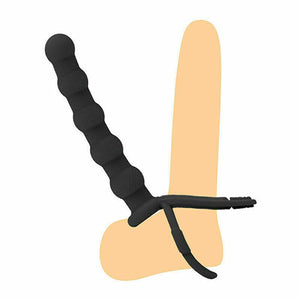 Strap on Dildo Anal Beads Double Penetration Butt Plug Adult Sex Toys Couple