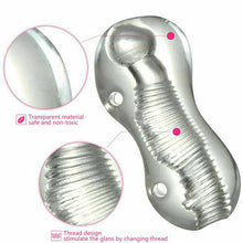 Load image into Gallery viewer, Male Masturbator Pussy Sex Toy Pocket Stroker Men Clear UK Seller

