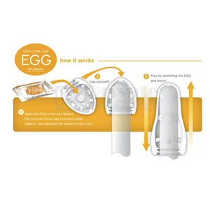 Tenga Eggs Pack of 6 Male Masturbator intense Pleasure & FREE LUBRICANT