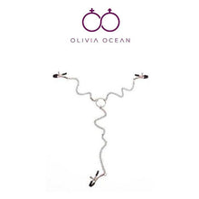 Load image into Gallery viewer, Nipple Clamps Triple Clips Metal Chain Adjustable Braces Bondage Sex Toy
