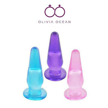 Load image into Gallery viewer, Mini Butt Plug - Finger Hole - Small Beginners Slim Anal Dildo Adult Sex Toy
