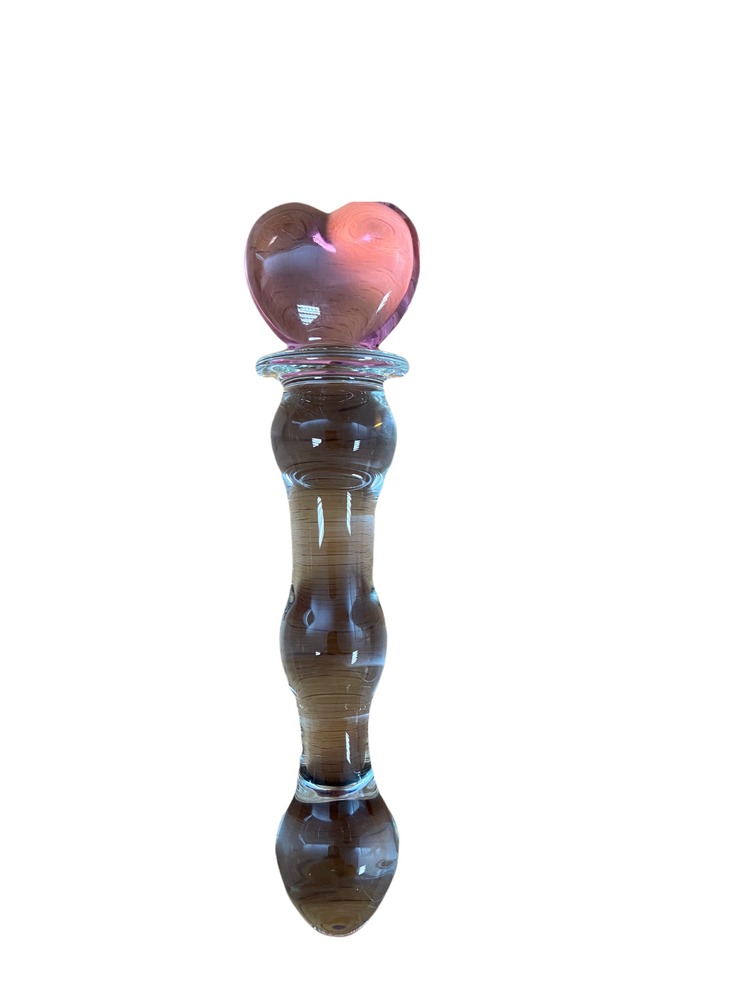 Glass Heart Dildo