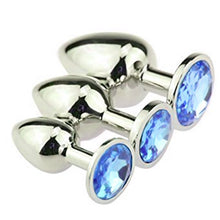 Load image into Gallery viewer, Luxury Diamond Butt Plugs Set of 3 small, medium, large
