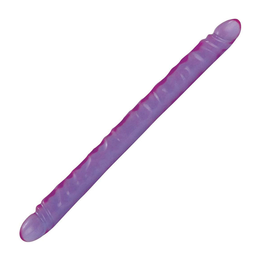 Slim Jim Duo Veined Super Slim Dong - Purple 17.5