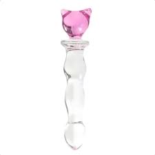 Crystal Teddy-Bear Glass Dildo