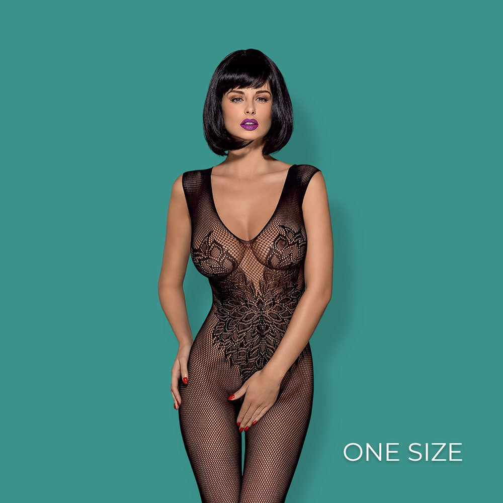 Obsessive - Bodystocking N112 S/M/L-  Black