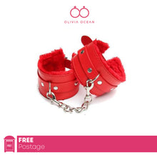 Load image into Gallery viewer, Sex Handcuff PU Leather Hand Ring Slave Ankle Cuff Restraint Adult SM Game Toy
