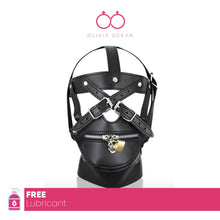 Load image into Gallery viewer, Bondage Lockable Gimp Mask
