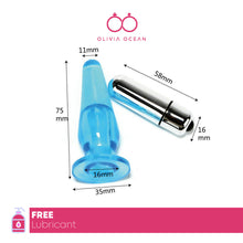 Load image into Gallery viewer, Vibrating Butt Plug Sex Toy including FREE BATTERIES - WATERPROOF
