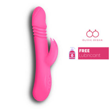 Load image into Gallery viewer, Powerful Thrusting Rampant Rabbit Vibrator Dildo Sex Toy Rechargeable Waterproof

