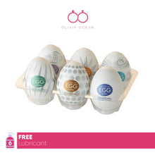 Load image into Gallery viewer, Tenga Eggs Pack of 6 Male Masturbator intense Pleasure &amp; FREE LUBRICANT
