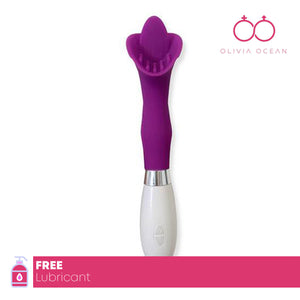 Tongue Vibrator 30 Mode Silicone Clitoris Stimulator Vibrator Oral Sex Toy