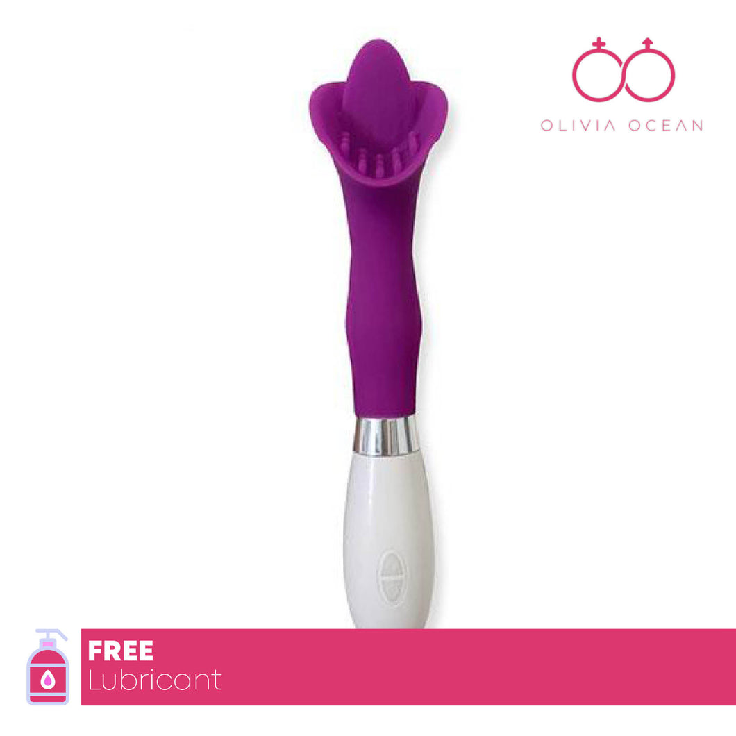 Tongue Vibrator 30 Mode Silicone Clitoris Stimulator Vibrator Oral Sex Toy
