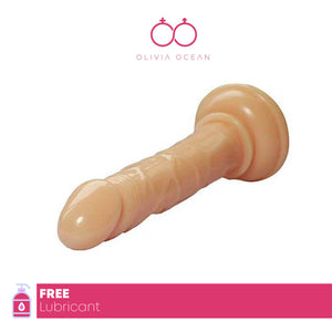 Realistic Small Dildo Sex Toy 5.5 Inch Dildo, Realistic Suction Cup Mini Anal Butt Plug