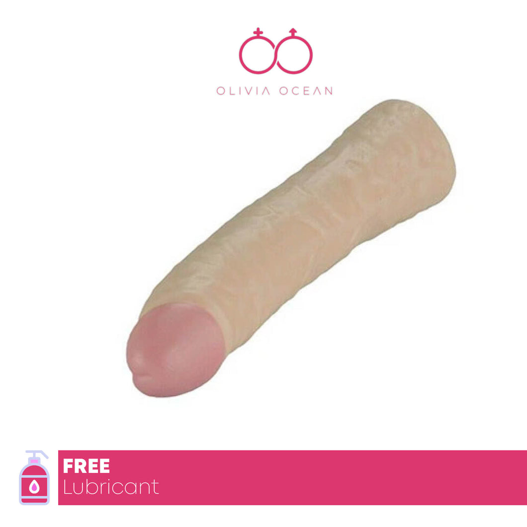 Real Feel 7 Inch Realistic Dildo Suction Cup Massager Adult Unisex Sex Toy
