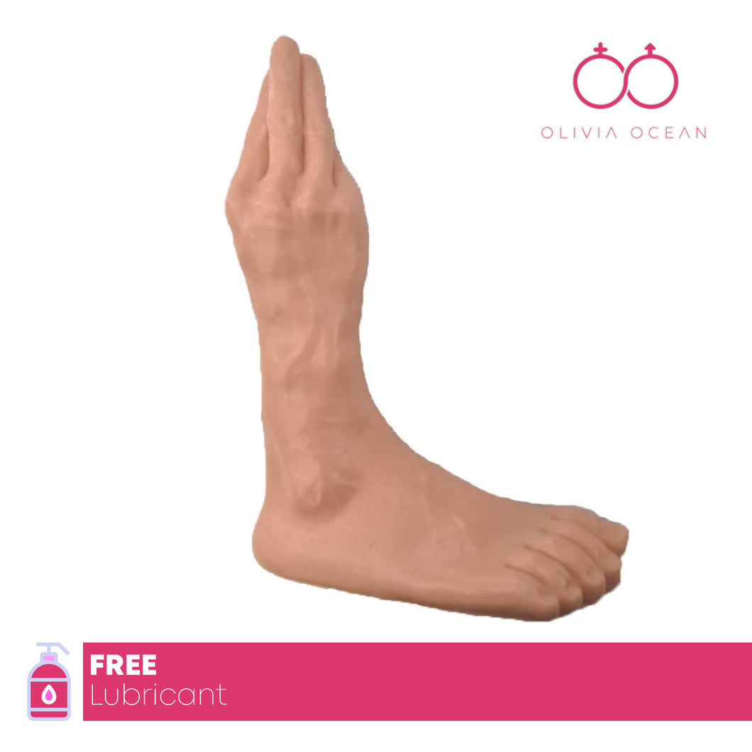 Huge Foot Fetish Dildo with Real Feel including