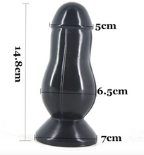 Load image into Gallery viewer, Large Butt Plug Huge Unisex Anal Dildo Sex Toy Suction Cup XXL
