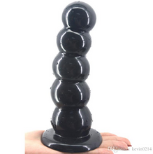 Load image into Gallery viewer, Large Butt Plug Dildo Huge Unisex Anal Dildo Sex Toy Suction Cup Ribbed G-Spot
