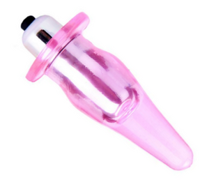 Vibrating Butt Plug Sex Toy including FREE BATTERIES - WATERPROOF