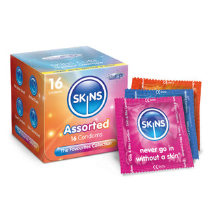 Skins Condoms Assorted Cube 16 Pack - D&R  NAT  UT