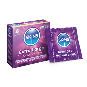 Skins Condoms Extra Large 4 Pack