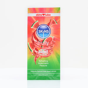 Skins Watermelon Water Based Lubricant - 5ml Foil