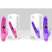 Load image into Gallery viewer, Rampant Rabbit Jelly Vibrator Sex Toy Multiple Speed Functions Soft 8 inch
